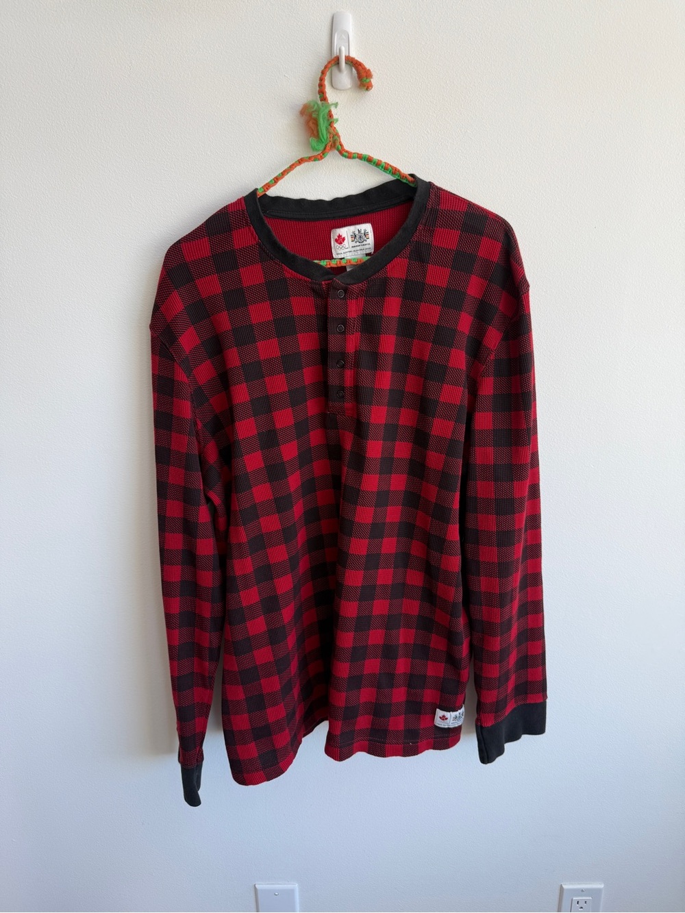 Hudson's Bay Company Olympic collection flannel henley shirt
Men’s large
